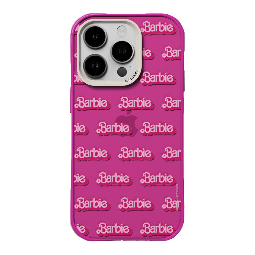 Nudient Form Case iPhone 14 Pro Deksel - Barbie Grid