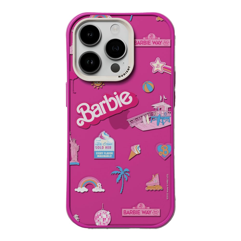 Nudient Form Case iPhone 14 Pro Deksel - Barbie Board