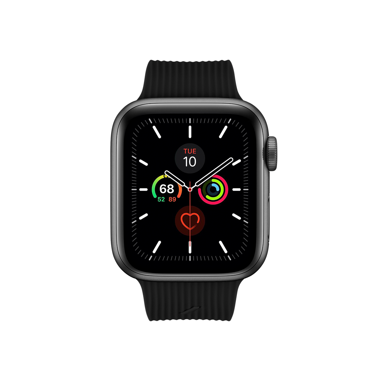 Apple Watch (38/40/SE/41/42mm) Native Union Curve Strap Silikonstropp - Svart