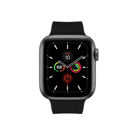 Apple Watch (38/40/SE/41/42mm) Native Union Curve Strap Silikonstropp - Svart