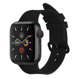 Apple Watch (38/40/SE/41/42mm) Native Union Curve Strap Silikonstropp - Svart