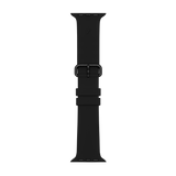 Apple Watch (42/44/SE/45/46/49mm) Native Union Curve Strap Black Silikonstropp - Svart