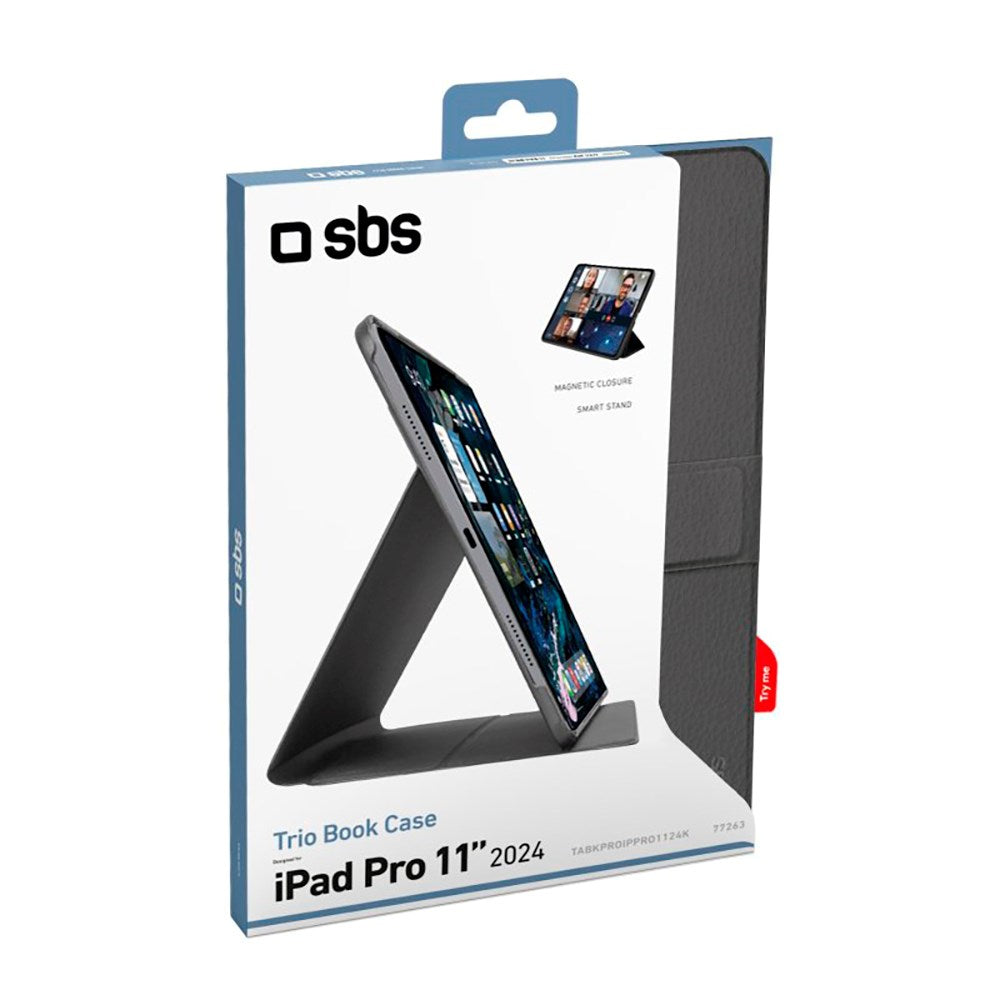 SBS iPad Pro 11" (2024) Book Pro Case - Svart