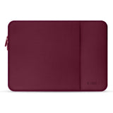 Tech-Protect MacBook / Laptop Neopren  Sleeve 15-16" (36.5 x 25.5 cm) med Ekstra Lomme - Burgund