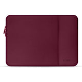 Tech-Protect MacBook / Laptop Neopren  Sleeve 14" (34.5 x 24.5 cm) med Ekstra Lomme - Burgund