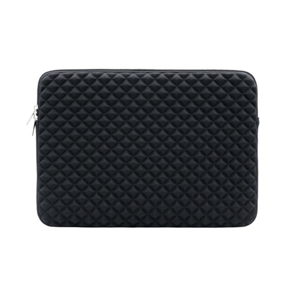 Shockproff Grid Sleeve (15,6") til Macbook/Bærbar (38 x 26.5 cm) - Svart