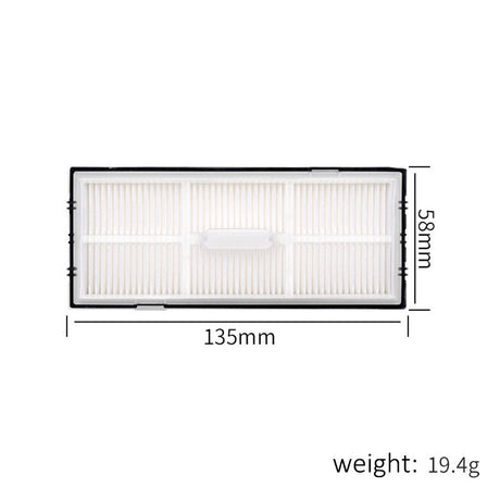 Støvsugerfilter til Roborock S7 Pro Ultra / S7 MaxV Ultra / S8 Pro Ultra / S7 / S7+ / S7 MaxV / S7 Max Ultra / S7 MaxV Plus / Q7 Max+ / S8 / S8+ robotstøvsuger - Svart + Hvit