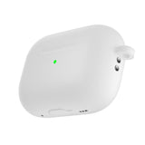 Apple Airpods Pro 2nd Gen (2022) Silikondeksel med Karabinkrok - Hvid