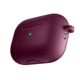 Apple Airpods Pro 2nd Gen (2022) Silikondeksel med Karabinkrok - Bordeaux