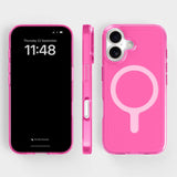 agood company iPhone 16 CLRPRTCT  100% Resirkulert Plast Deksel - Transparent / Candy Pink