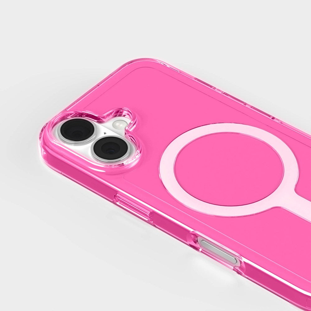 agood company iPhone 16 CLRPRTCT  100% Resirkulert Plast Deksel - Transparent / Candy Pink