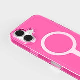 agood company iPhone 16 CLRPRTCT  100% Resirkulert Plast Deksel - Transparent / Candy Pink