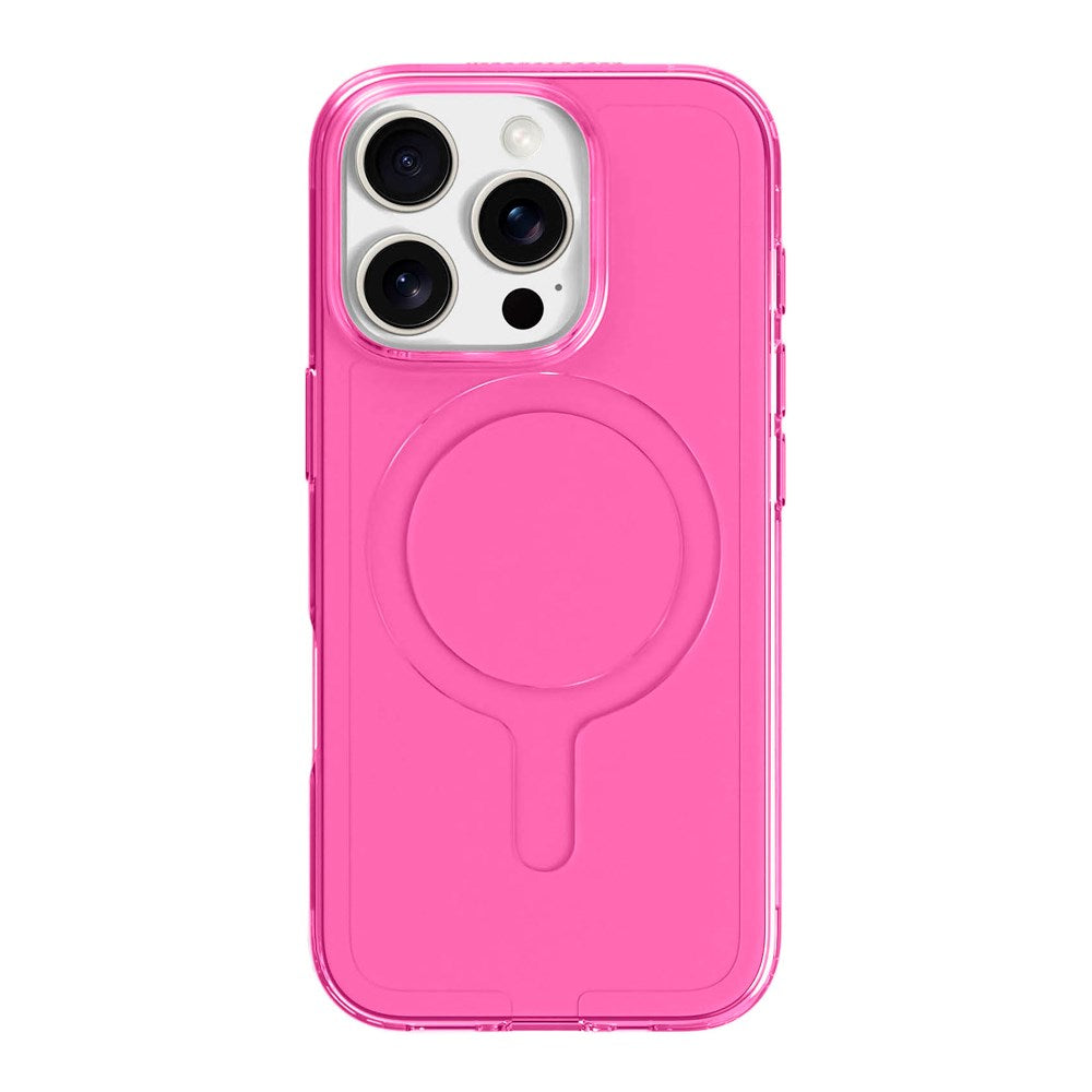 agood company iPhone 16 Pro CLRPRTCT  100% Resirkulert Plast Deksel - Transparent / Candy Pink