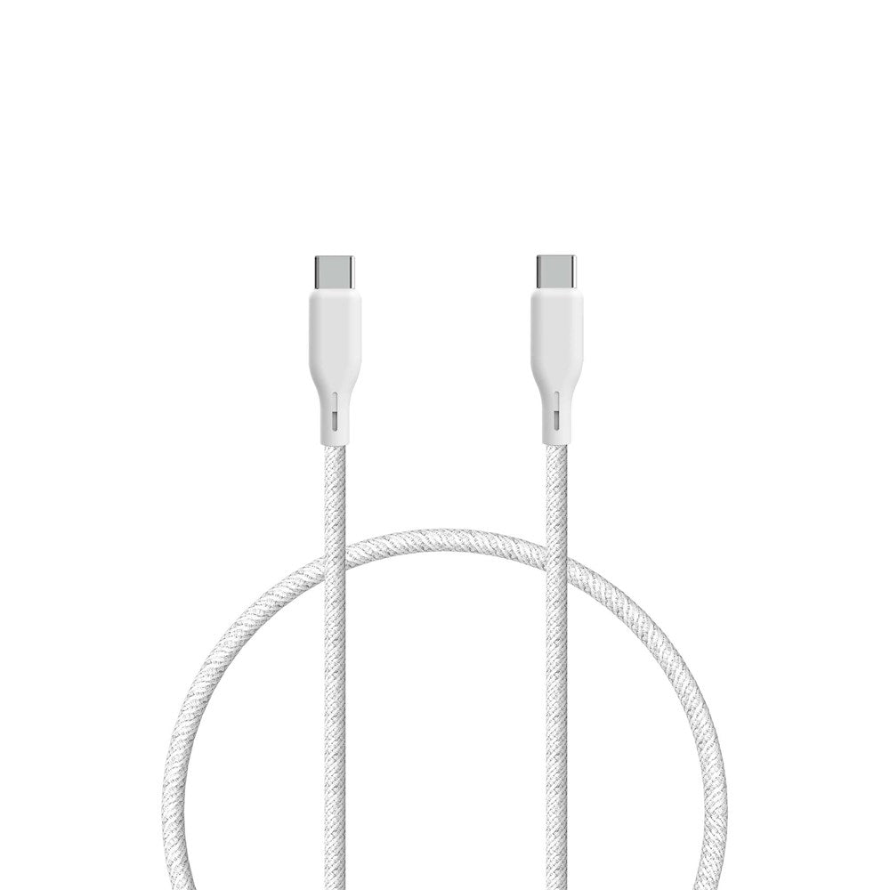 ËSSENTIALS by Upström 100W USB-C til USB-C Kabel 1.2m - Hvit