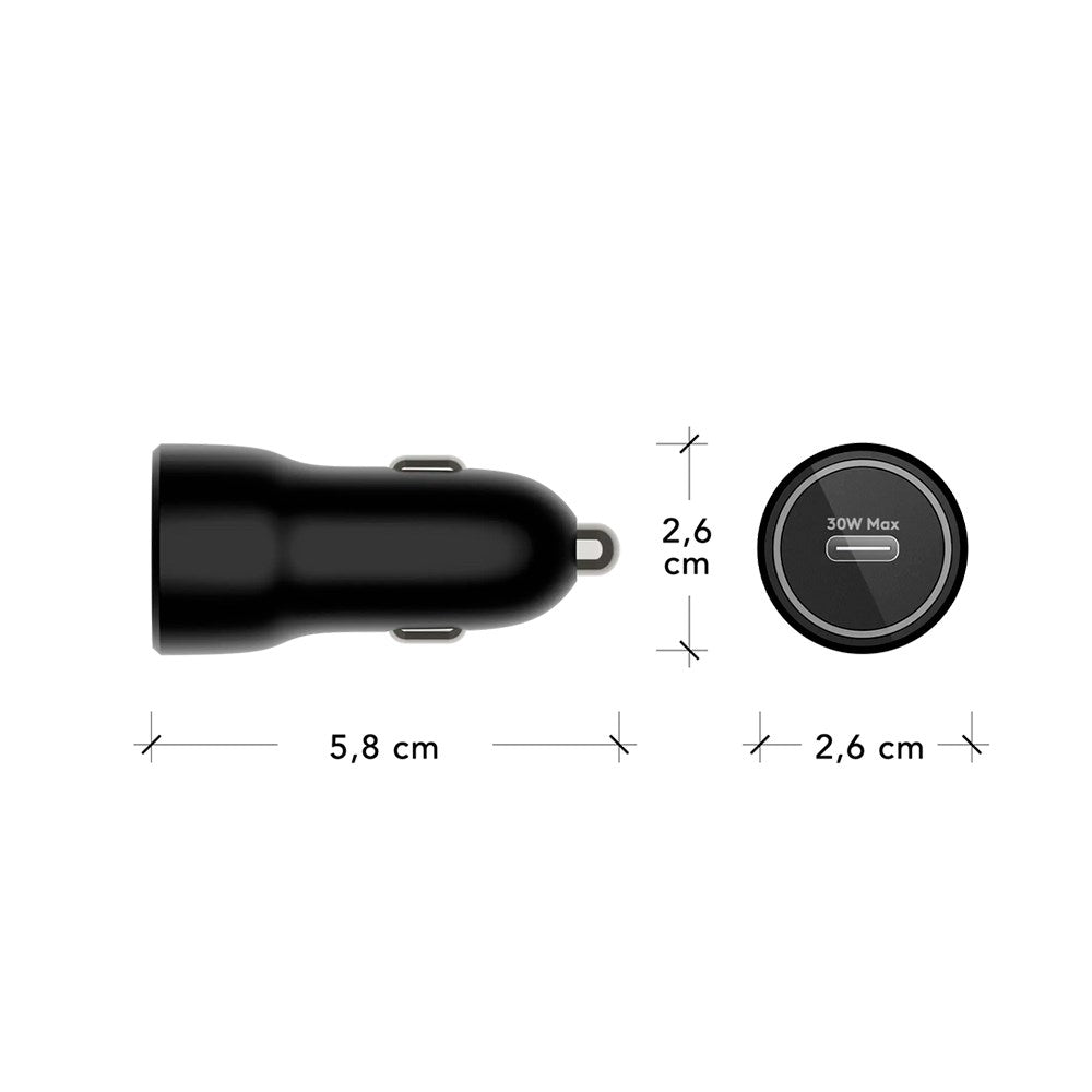 dbramante1928 - Bil-lader - USB-C 30W - Svart