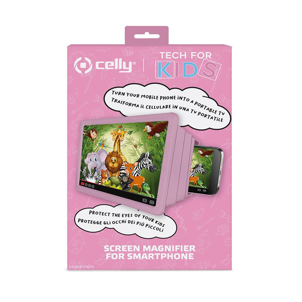 Celly Smartphone Screen Magnifier for Barn - Rosa