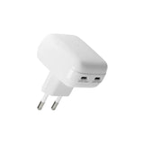 20W Vegglader dbramante1928 med 2 x USB-C-Plugger - Hvit