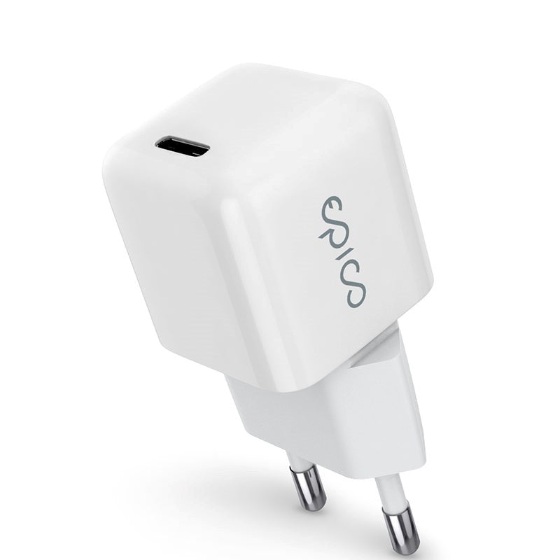 Epico Mini Vegglader PD 30W GaN med USB-C - Hvit