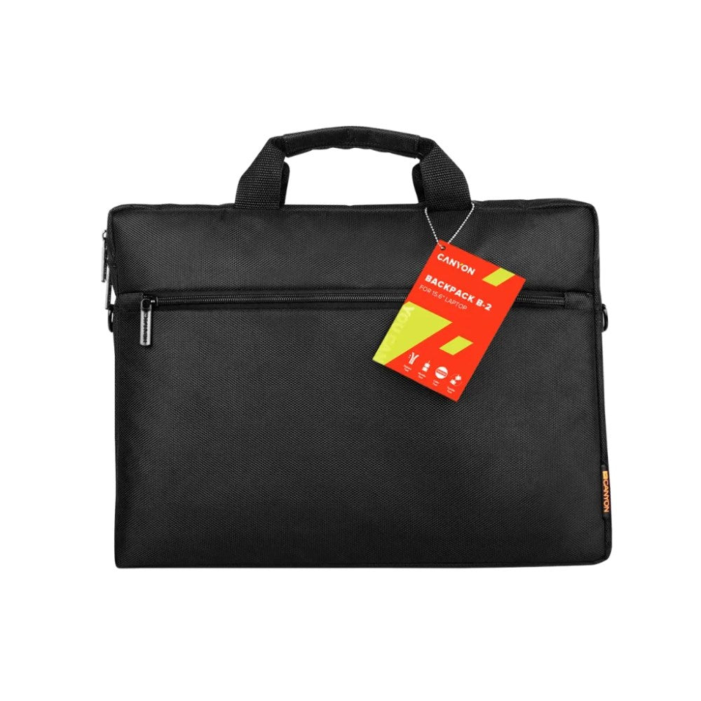 Laptop / Macbook Veske med Håndtak 15.6" Canyon B-2 Casual - Svart