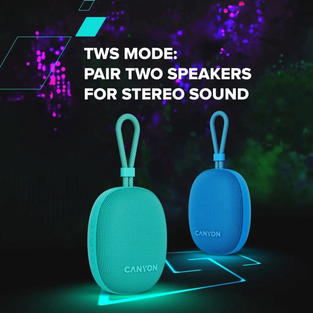 Canyon OnMove 12 Bluetooth Høyttaler - 5W - Blå