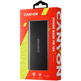 Canyon PB106 PowerBank - 10.000 mAh - Svart