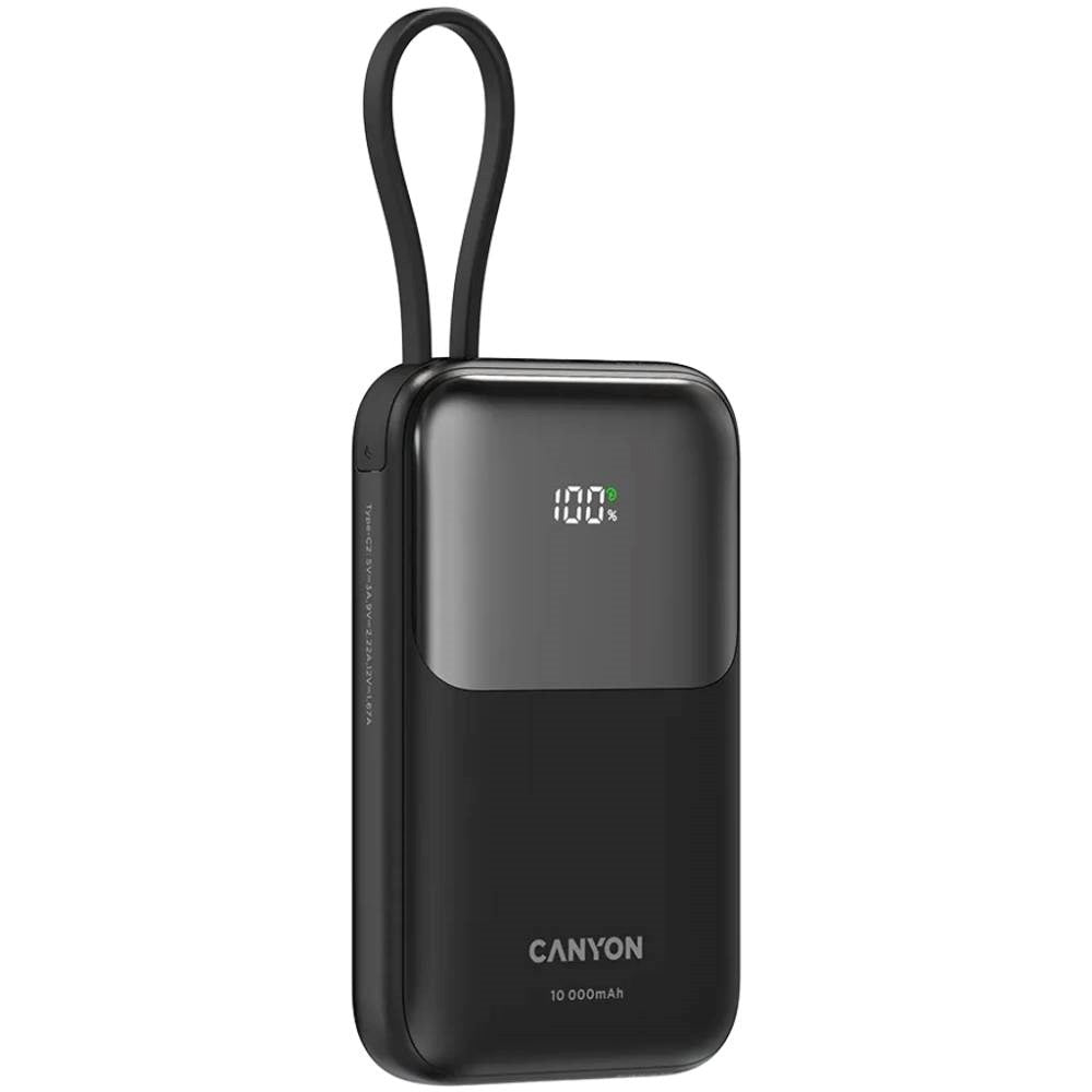 Canyon OnPower 101 22.5W PowerBank - 10.000 mAh - Svart