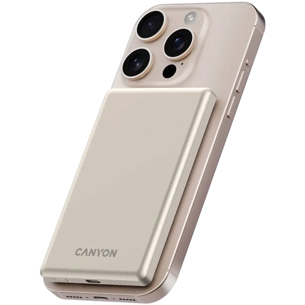 Canyon OnPower 510 10.000 mAh PowerBank - MagSafe Kompatibel - Beige