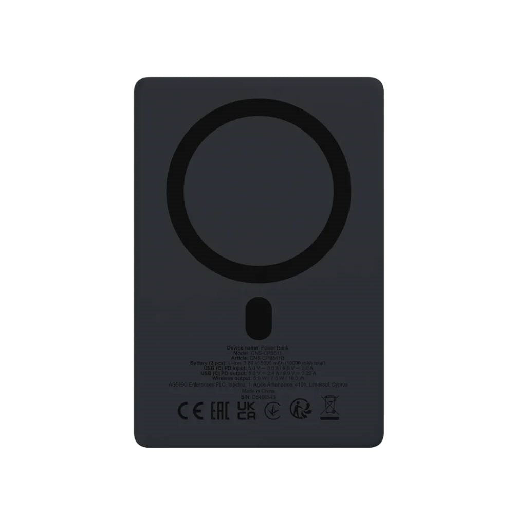 Canyon OnPower 511 10.000 mAh PowerBank - MagSafe Kompatibel - Svart