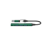Canyon DS-02 4-i-1 USB-A/C Hub - Grøn