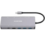 Canyon DS12 13-i-1 USB-C Hub - Grå