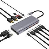 Canyon DS16 13-i-1 USB-C Hub - Grå