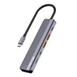 Canyon DS17 6-i-1 USB-C Hub - Grå