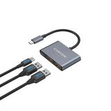 Canyon DS3 3-i-1 USB-C Hub - Grå