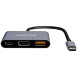 Canyon DS4 100W 3-i-1 USB-C Hub - Grå