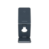 Canyon OnCharge 309 3-i-1 15W Sammenleggbar Trådløs Lader - Qi / MagSafe Kompatibel - Grå