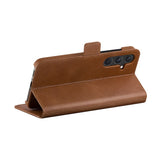 Samsung Galaxy A55 (5G) dbramante1928 Copenhagen Ekte Skinn Flip Deksel m. Lommebok - Tan