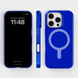 agood company iPhone 16 Pro CLRPRTCT  100% Resirkulert Plast Deksel - Transparent / Cobalt Blue