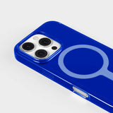 agood company iPhone 16 Pro CLRPRTCT  100% Resirkulert Plast Deksel - Transparent / Cobalt Blue