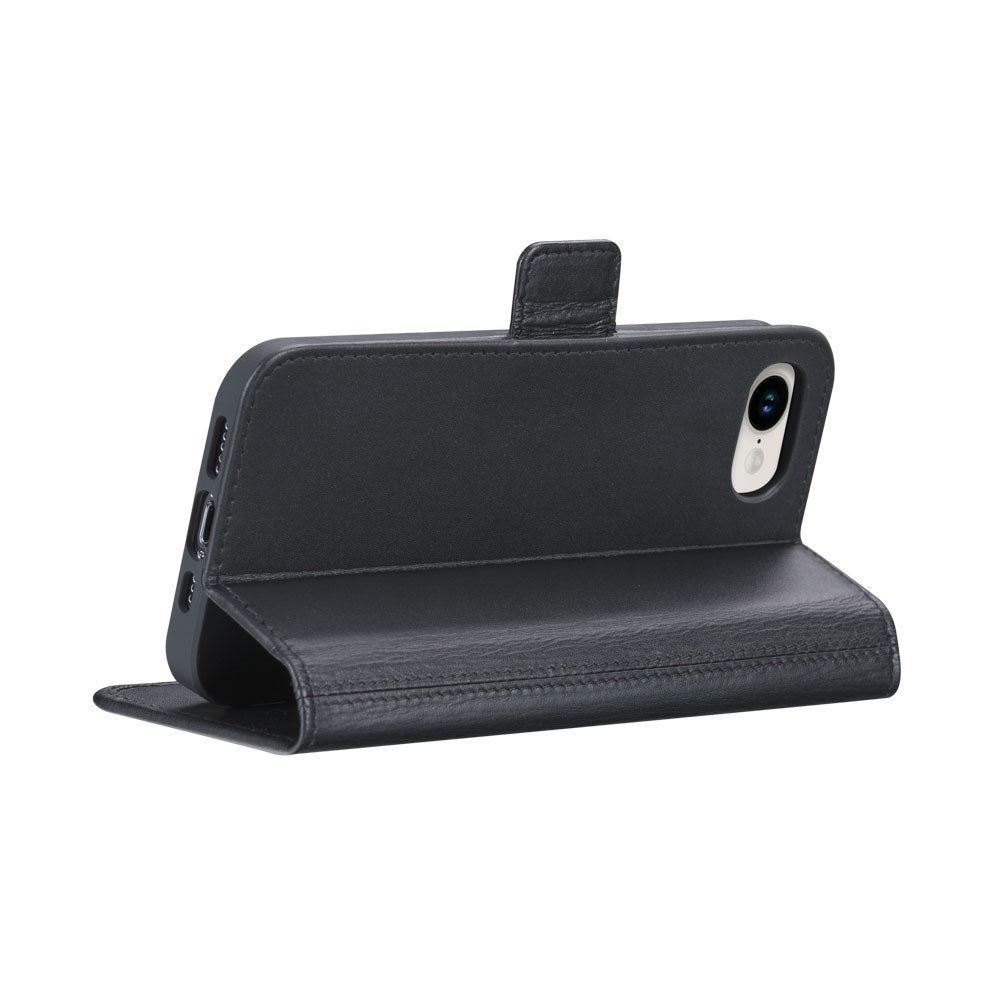 iPhone 16e dbramante1928 Copenhagen Ekte Skinn Deksel m. Lommebok - Svart