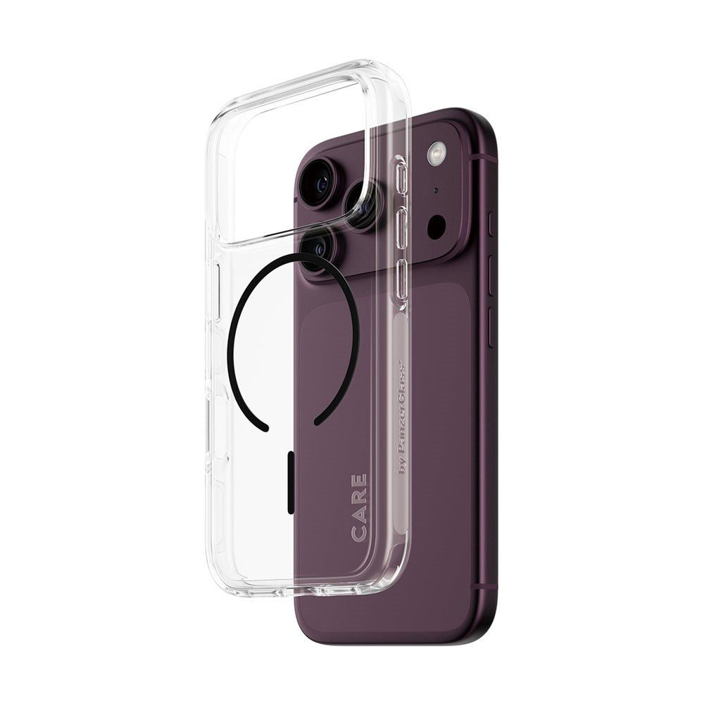 iPhone 18 Pro / 17 Pro CARE by PanzerGlass FLAGSHIP Urban Explorer Deksel - MagSafe Kompatibel - Transparent / Black