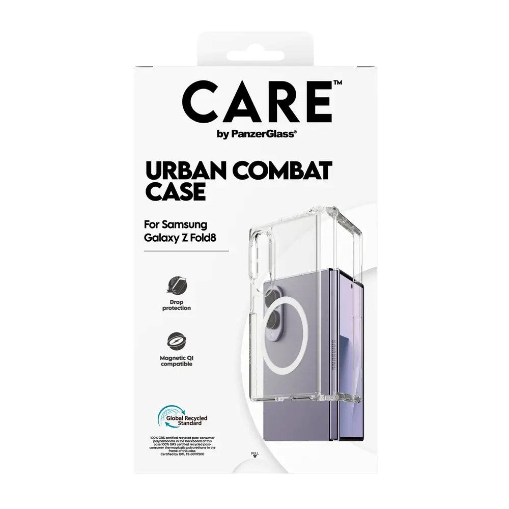 Samsung Galaxy Z Fold8 CARE™ by PanzerGlass® Urban Combat Case - Qi Kompatibel - Transparent