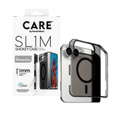 iPhone Duo CARE by PanzerGlass FLAGSHIP Signature Deksel - MagSafe Kompatibel - Smokey Black