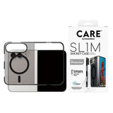 iPhone Duo CARE by PanzerGlass FLAGSHIP Signature Deksel - MagSafe Kompatibel - Smokey Black