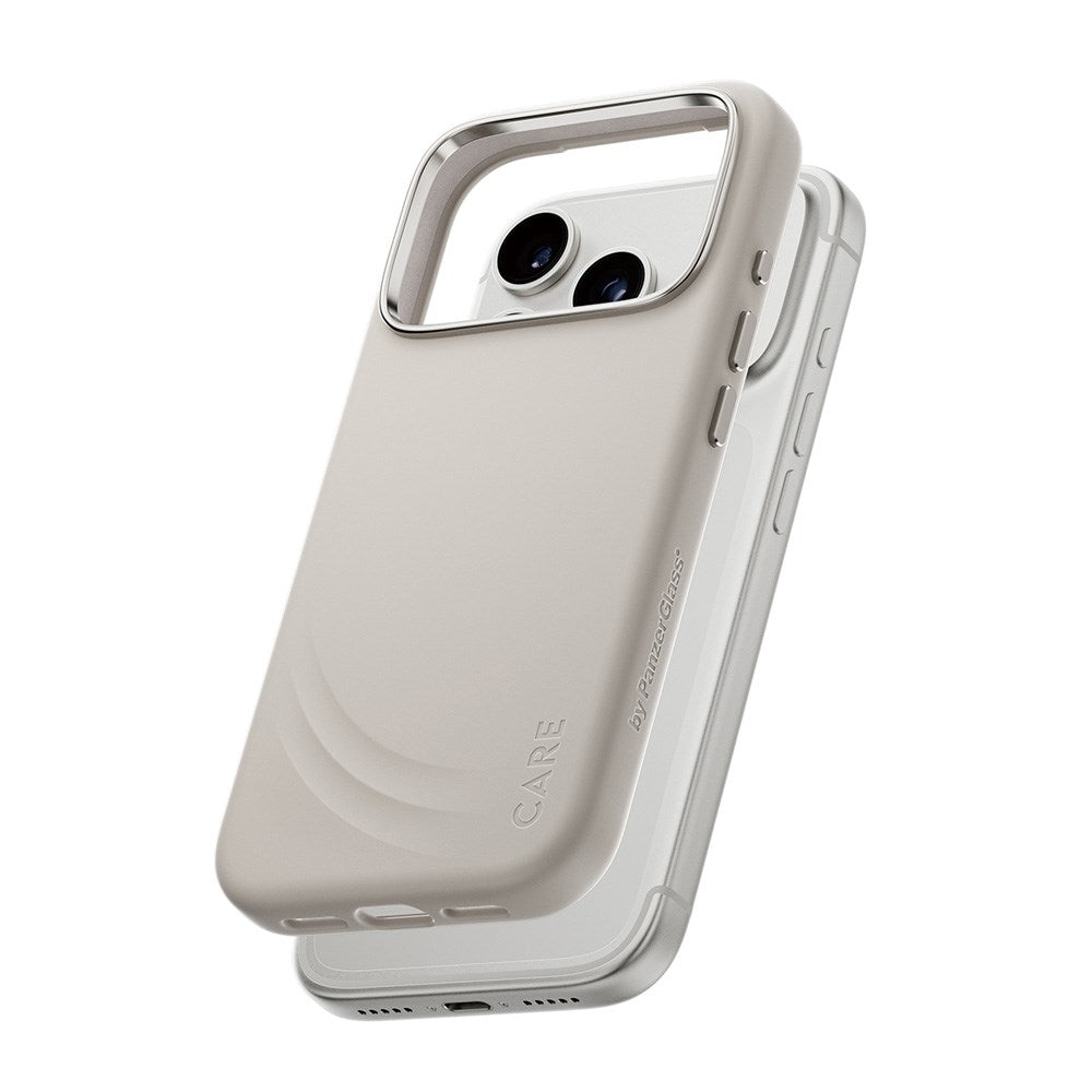 CARE by PanzerGlass iPhone 17 Pro Flow Deksel - MagSafe Kompatibel - Vanilla