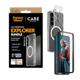 Samsung Galaxy S26 Urban Combat 3-in-1 Bundle med Deksel / Skjermbeskytter / Kamerabeskyttelse - Qi Kompatibel - Gjennomsiktig