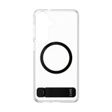 Samsung Galaxy S26+ (Plus) CARE by PanzerGlass Feature Kickstand Deksel - Qi Kompatibel - Transparent / Black