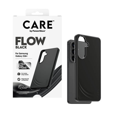 Samsung Galaxy S26+ (Plus) CARE by PanzerGlass Feature Flow Deksel - Qi Kompatibel - Svart