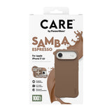 CARE by PanzerGlass iPhone Air Fashionable Samba Deksel - MagSafe Kompatibel - Espresso