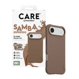CARE by PanzerGlass iPhone Air Fashionable Samba Deksel - MagSafe Kompatibel - Espresso