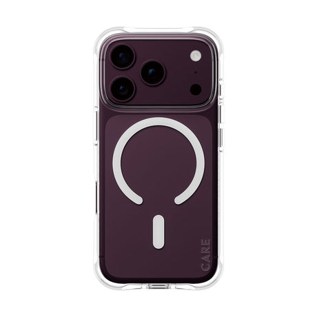 iPhone 18 Pro / 17 Pro CARE by PanzerGlass Fashionable Samba Deksel - MagSafe Kompatibel - Gjennomsiktig